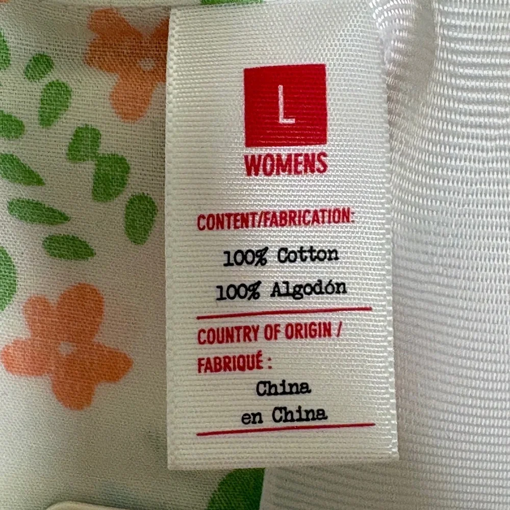 New Target Women Floral Family Sleep Set Pastel Button Down PJ Set Cottagecore - Picture 3 of 5